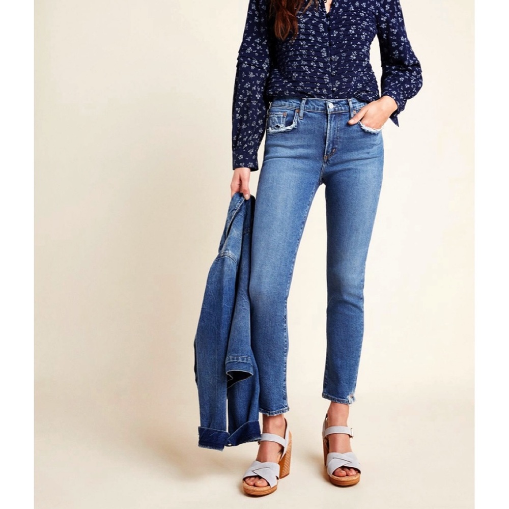 AGOLDE ‘Toni’ High-Rise Distressed Jeans